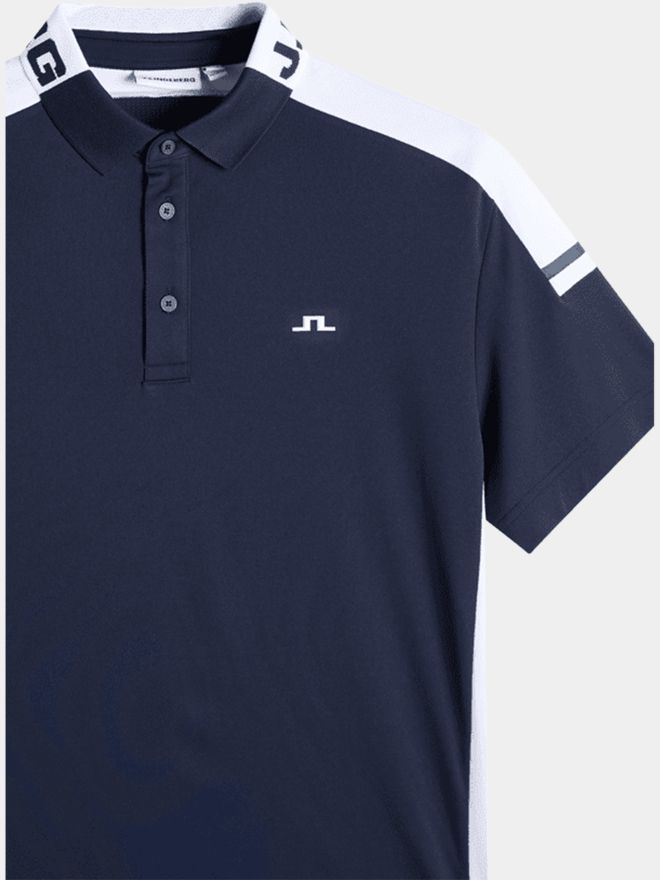 J.Lindeberg Bo Halbarm Polo navy