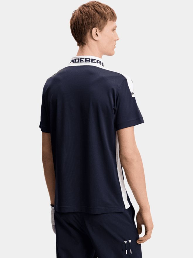 J.Lindeberg Bo Halbarm Polo navy