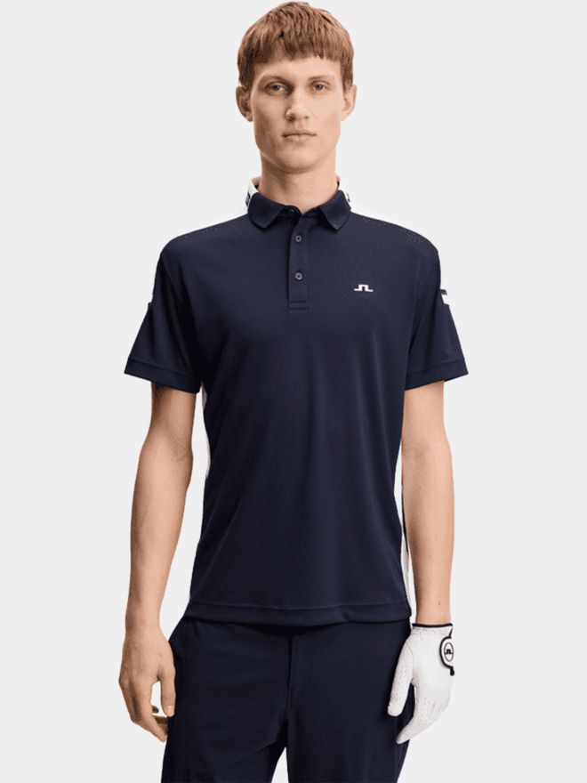 J.Lindeberg Bo Halbarm Polo navy