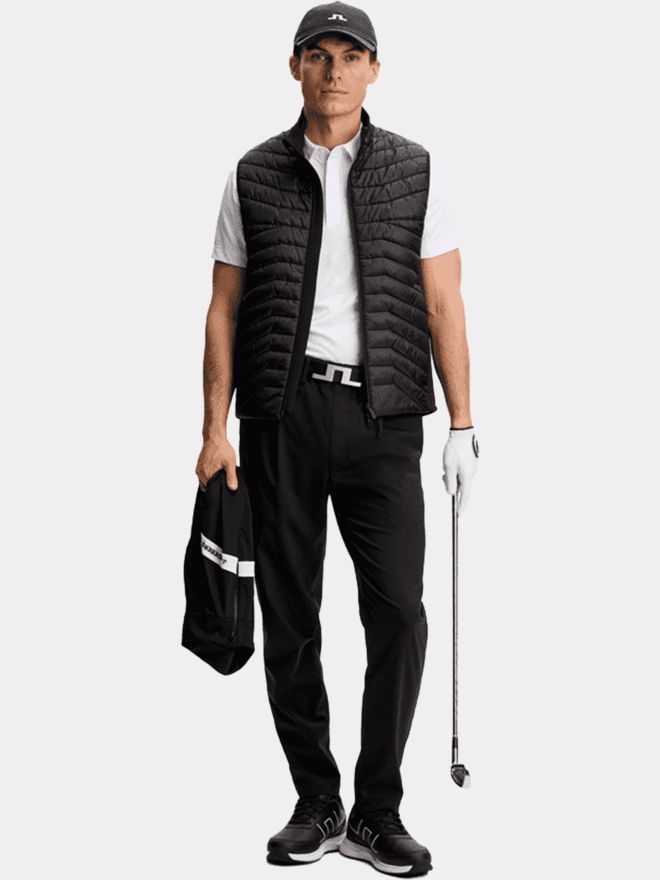 J.Lindeberg Wilhelm Halbarm Polo weiß