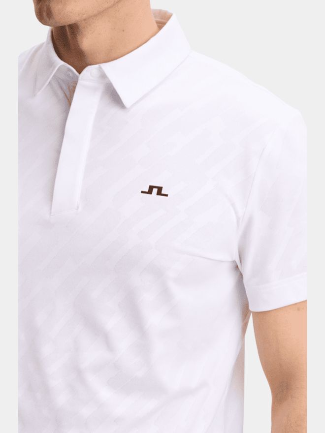 J.Lindeberg Wilhelm Halbarm Polo weiß
