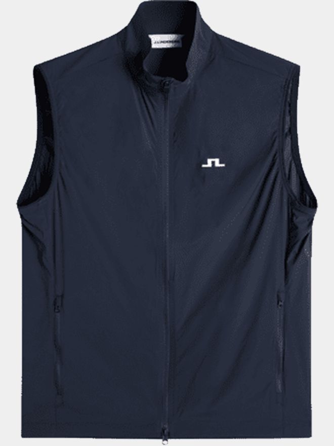 J.Lindeberg Ash Light Packable Vest Windstopp Weste navy