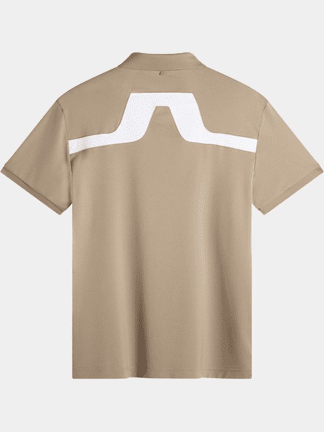 J.Lindeberg KV Halbarm Polo camel