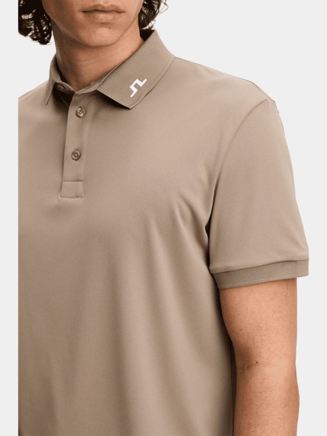 J.Lindeberg KV Halbarm Polo camel