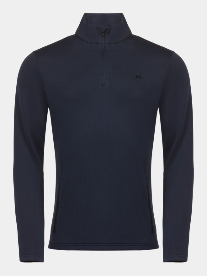 J.Lindeberg Aerial Quarter Zip GH Stretch Midlayer navy