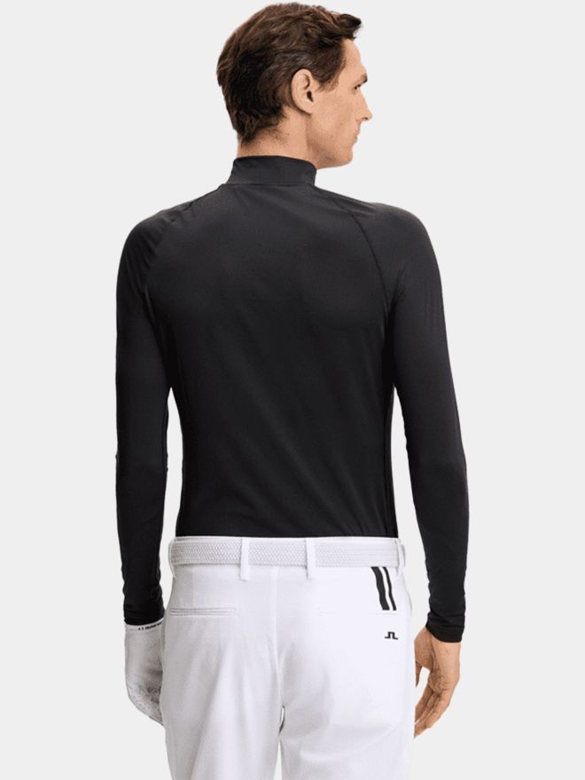 J.Lindeberg Ello Compression Top Mock Unterzieher schwarz