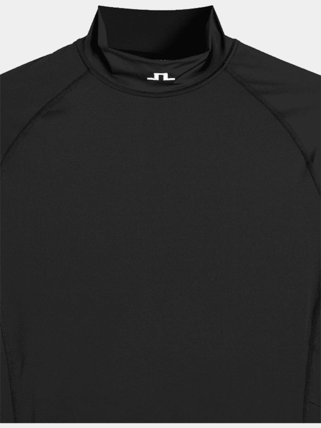 J.Lindeberg Ello Compression Top Mock Unterzieher schwarz