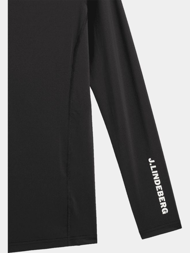 J.Lindeberg Ello Compression Top Mock Unterzieher schwarz