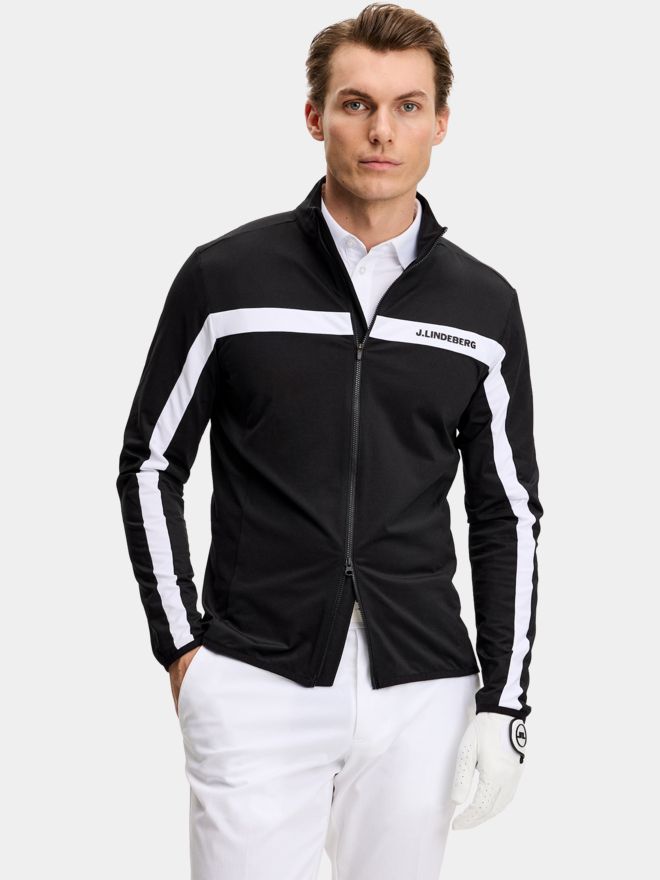 J.Lindeberg Jarvis Mid Layer Stretch Jacke schwarz