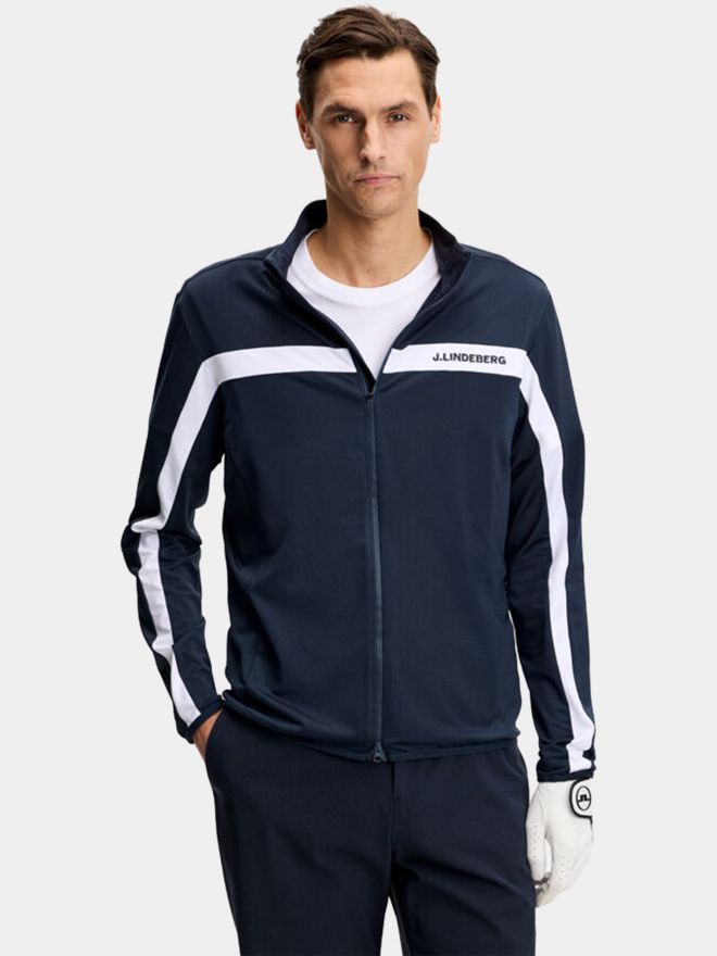 J.Lindeberg Jarvis Mid Layer Stretch Jacke navy