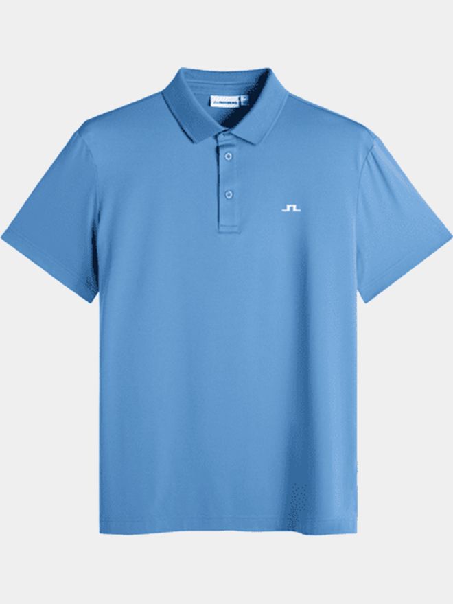 J.Lindeberg Bridge Halbarm Polo blau