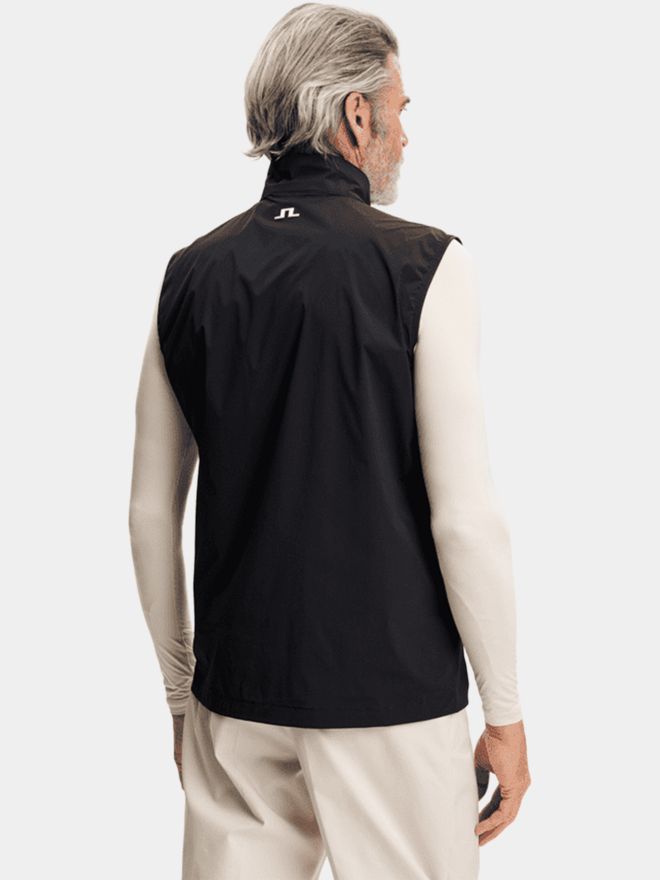 J.Lindeberg Ash Light Packable Vest Windstopp Weste schwarz
