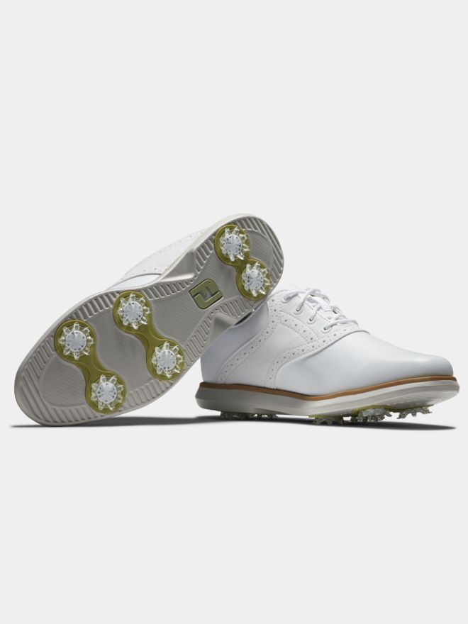 FootJoy Traditions Wide Golfschuhe weiß