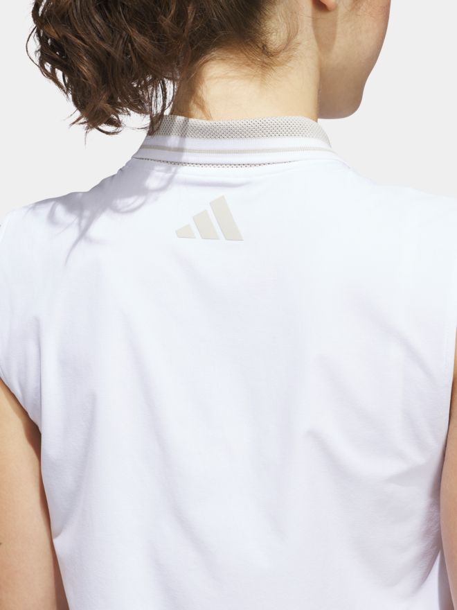 adidas BTC TWST SL ohne Arm Polo weiß