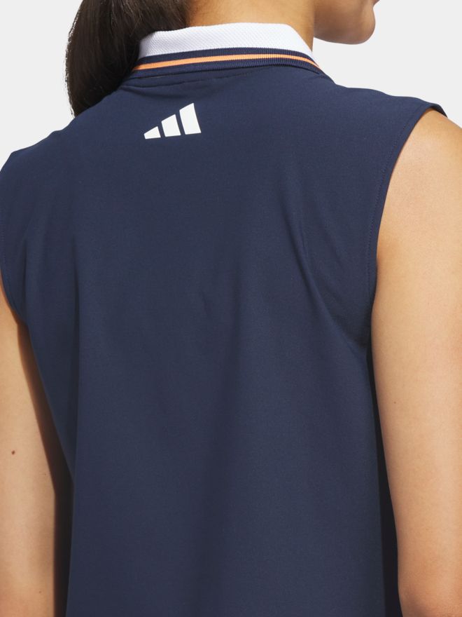 adidas BTC TWST SL ohne Arm Polo navy