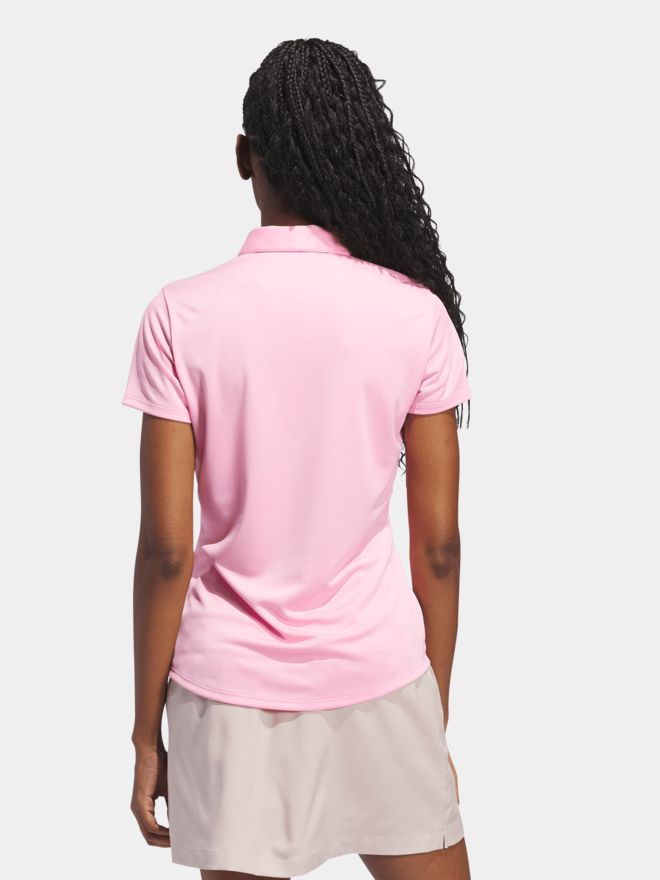adidas PERFORMANCE SHORT SLEEVE Halbarm Polo rosa