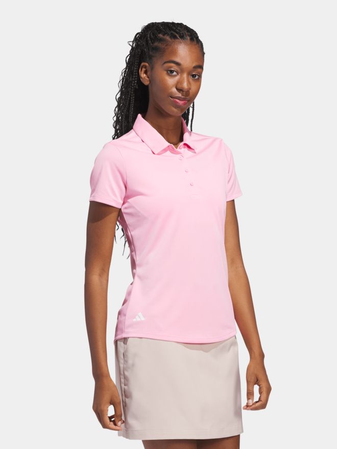 adidas PERFORMANCE SHORT SLEEVE Halbarm Polo rosa