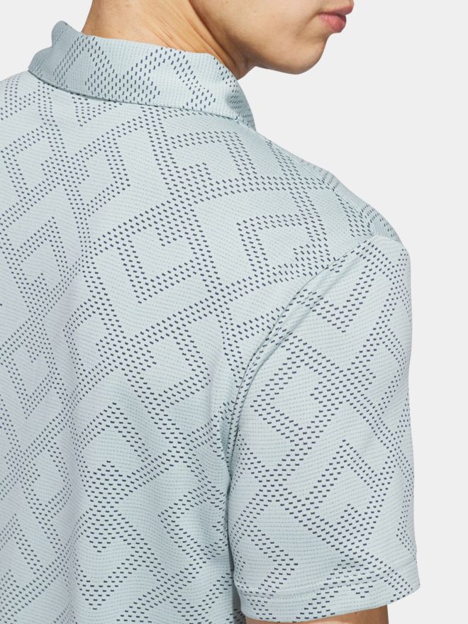 adidas ULT CLSN JACQ Halbarm Polo hellgrün