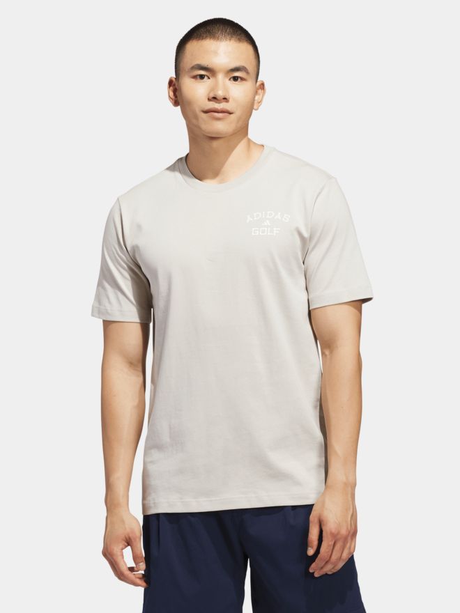 adidas CHIP T Halbarm T-Shirt beige