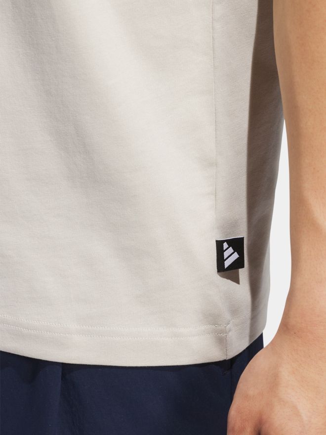 adidas CHIP T Halbarm T-Shirt beige