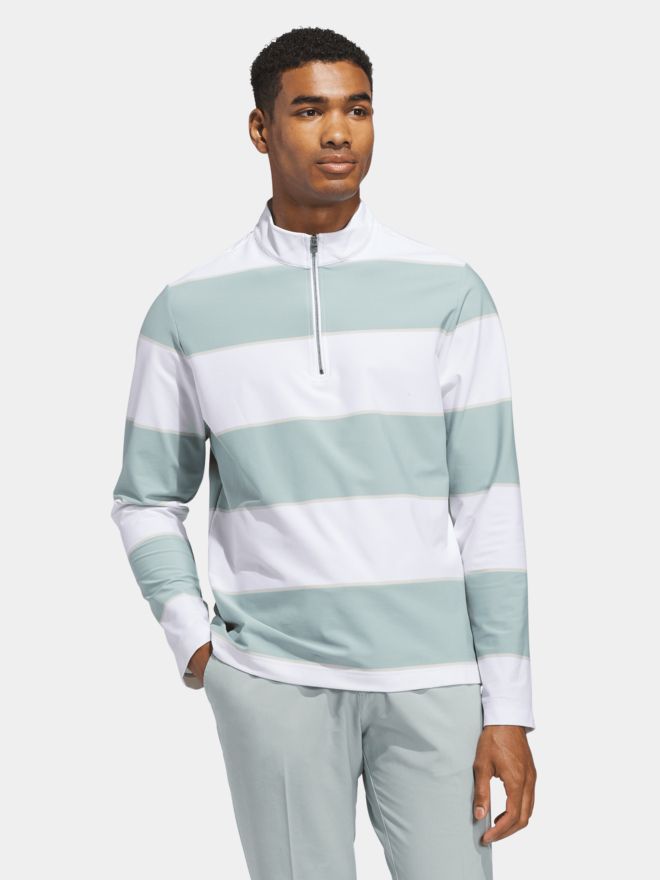 adidas ULT RUGBY QZ Stretch Midlayer hellgrün