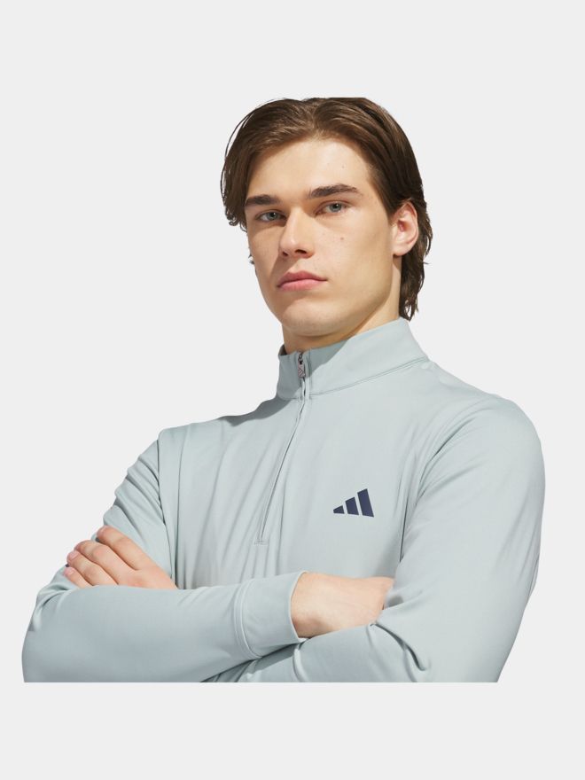 adidas ULT CLS QZ LC Stretch Midlayer hellgrün