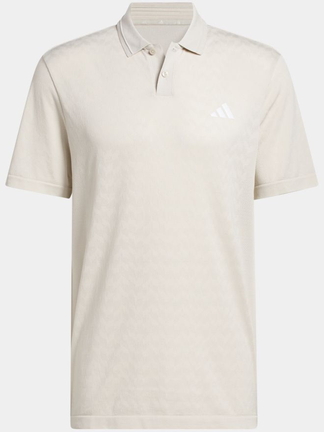 adidas TOUR SMLS Halbarm Polo weiß