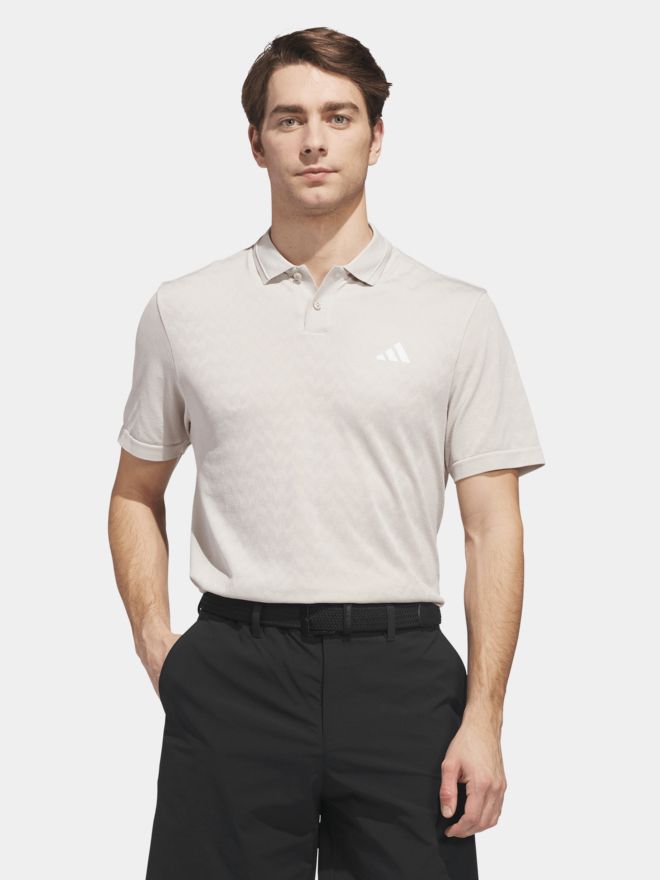 adidas TOUR SMLS Halbarm Polo weiß