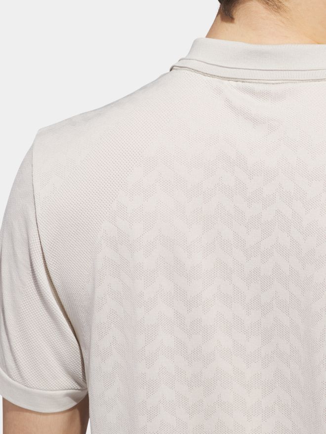 adidas TOUR SMLS Halbarm Polo weiß