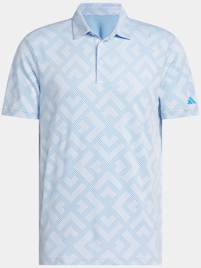 adidas ULT CLSN JACQ Halbarm Polo hellblau