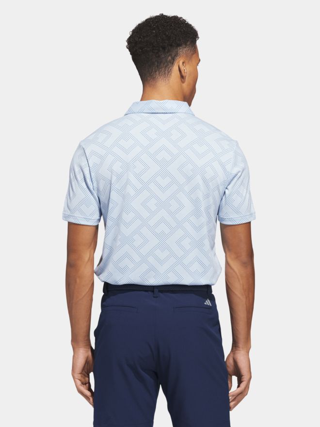 adidas ULT CLSN JACQ Halbarm Polo hellblau