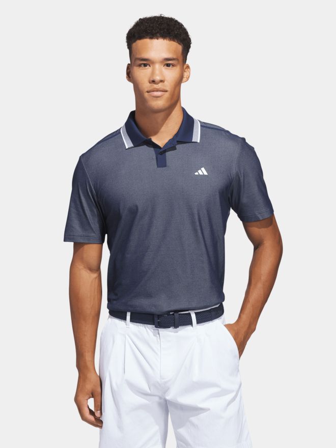 adidas TOUR TWSTKNT PQ Halbarm Polo navy