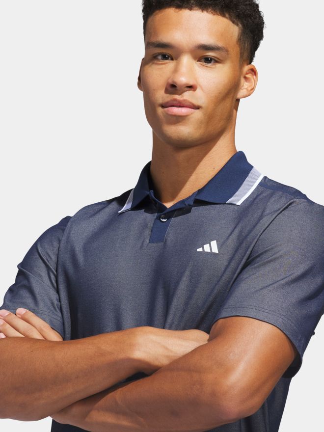 adidas TOUR TWSTKNT PQ Halbarm Polo navy