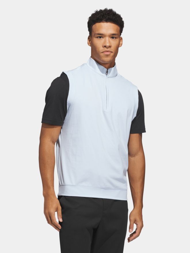 adidas ULT CLS QZ VST Stretch Weste hellblau