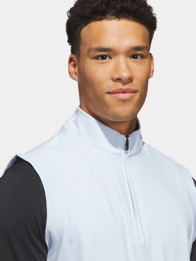 adidas ULT CLS QZ VST Stretch Weste hellblau