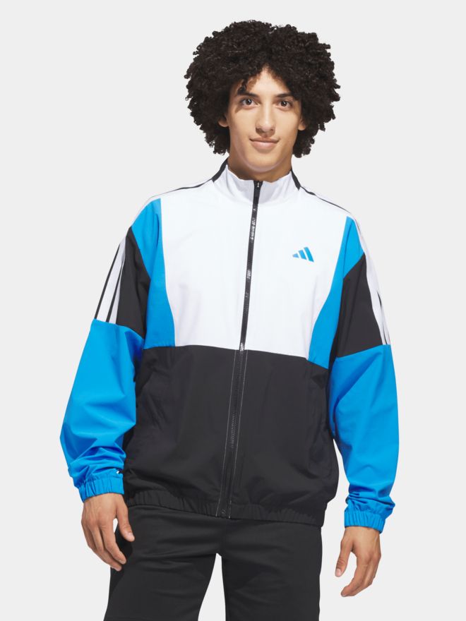 adidas BEYOND TWISTWEAVE FULL-ZIP Windstopp Jacke schwarz