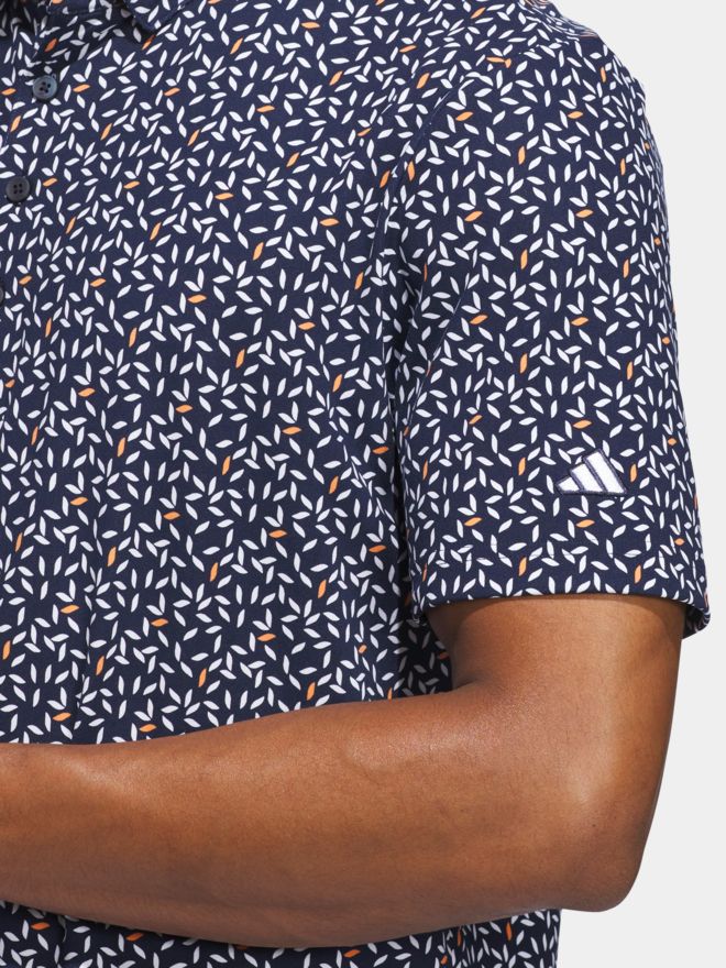 adidas ULTIMATE365+ SOFT PRINT SHIRT polokošile s polovičním rukávem námořnická modrá