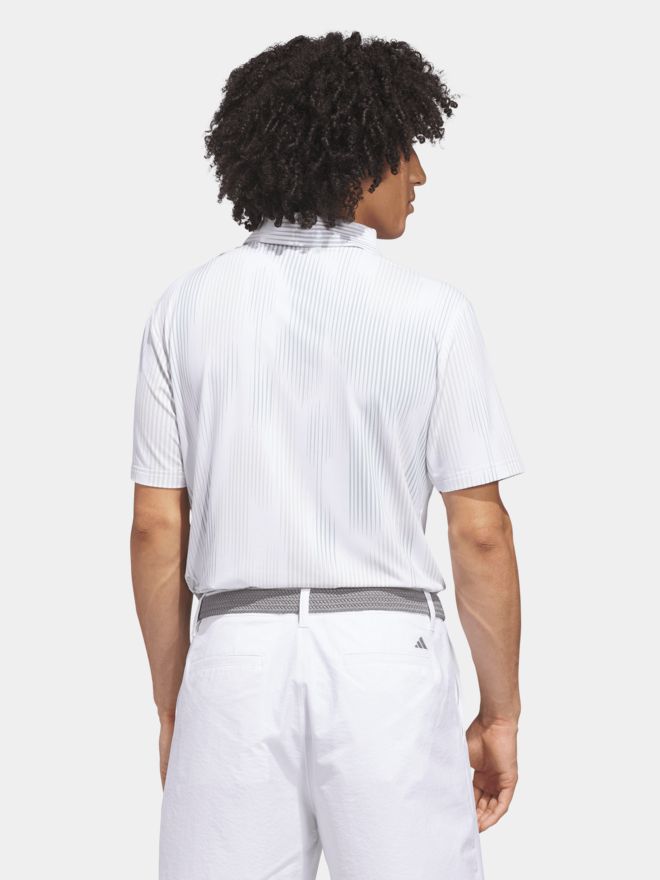 adidas ULTIMATE365 TOUR COOL FEEL PRINT SHIRT Halbarm Polo hellgrün