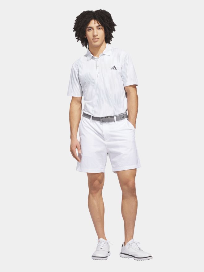 adidas ULTIMATE365 TOUR COOL FEEL PRINT SHIRT Halbarm Polo hellgrün