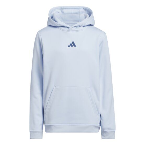 adidas Unisex mikina s kapucí světle modrá