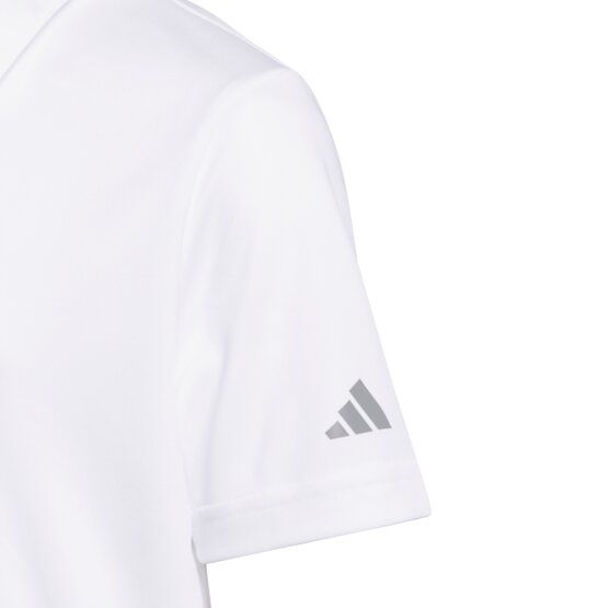 adidas Chlapecká polokošile PERF s krátkým rukávem bílá