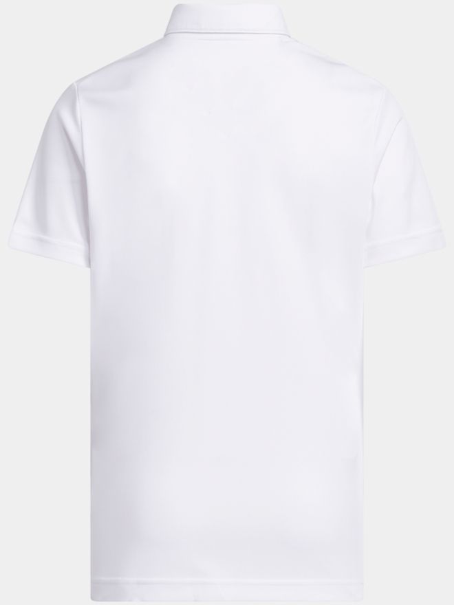 adidas Chlapecká polokošile PERF s krátkým rukávem bílá