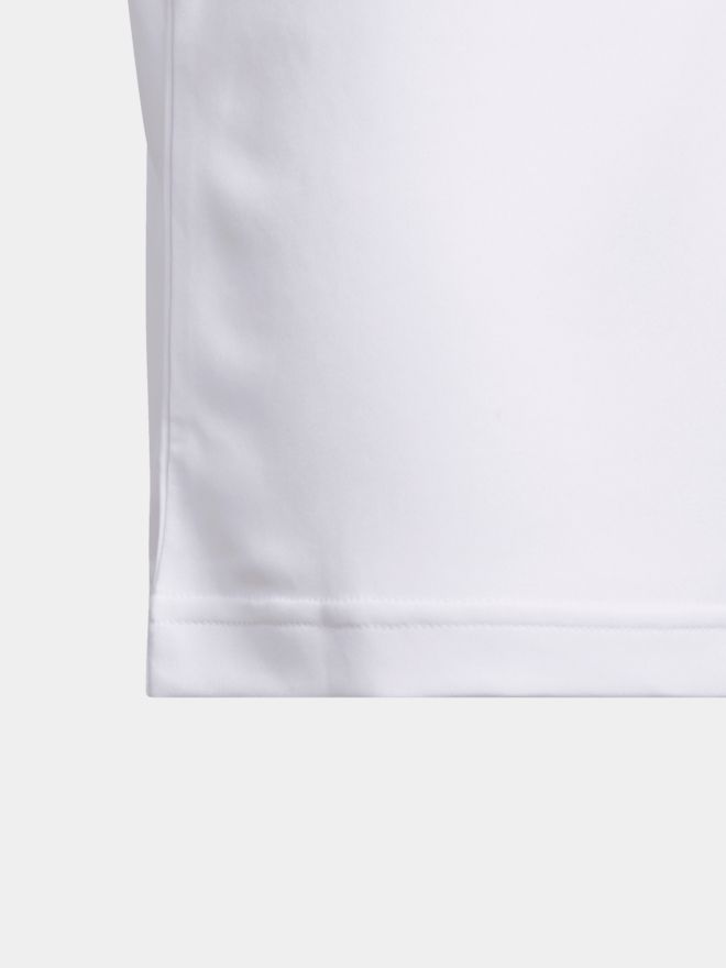 adidas Chlapecká polokošile PERF s krátkým rukávem bílá