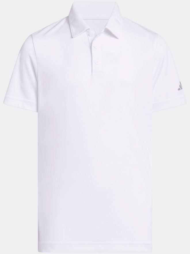 adidas Chlapecká polokošile PERF s krátkým rukávem bílá