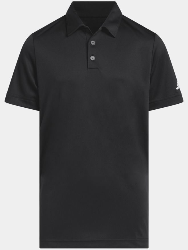 adidas Chlapecká polokošile PERF s krátkým rukávem černá