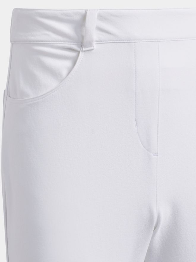 adidas Dívky 5 PKT PANT 7/8 kalhoty bílá