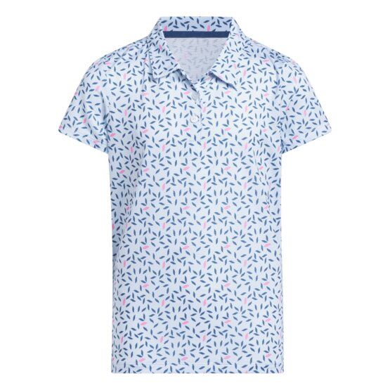 adidas Dívčí polokošile PRNT s krátkým rukávem modrá