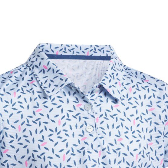adidas Dívčí polokošile PRNT s krátkým rukávem modrá