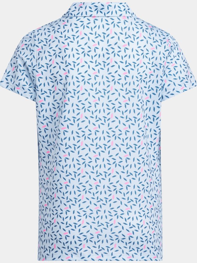 adidas Dívčí polokošile PRNT s krátkým rukávem modrá