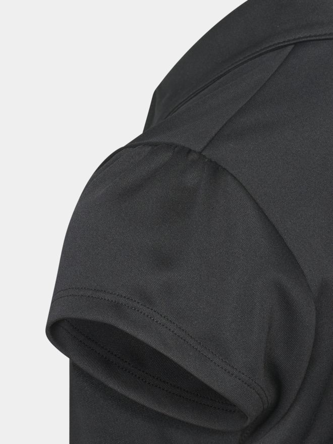 adidas Dívčí polokošile PERF s krátkým rukávem černá